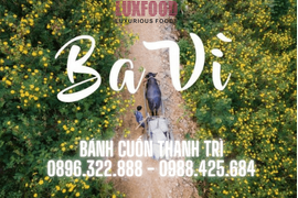 Bánh cuốn Thanh Trì tại Ba Vì mộc mạc, tinh tế giữa miền núi đồ