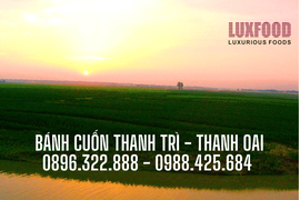 Bánh cuốn Thanh Trì tại Thanh Oai vị quê mộc mạc giữa lòng đất thiêng