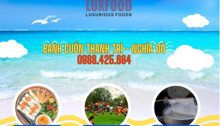 BÁNH CUỐN THANH TRÌ PHƯỜNG NGHĨA ĐÔ NGON CHUẨN VỊ