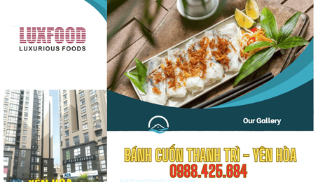 BÁNH CUỐN CHUẨN THANH TRÌ MỖI SÁNG NHẸ NHÀNG & TINH TẾ