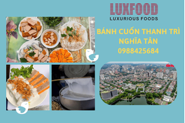 BÁNH CUỐN THANH TRÌ PHƯỜNG NGHĨA TÂN NGÀY NÀO CŨNG PHẢI CÓ