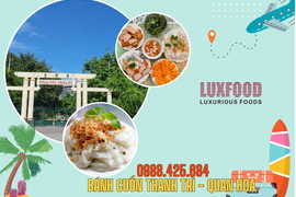 BÁNH CUỐN THANH TRÌ PHƯỜNG QUAN HOA NGON CHUẨN, GIAO NHANH, PHỤC VỤ TẬN TÌNH