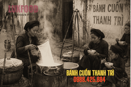 Bánh cuốn Thanh Trì – Càng mộc mạc càng thương