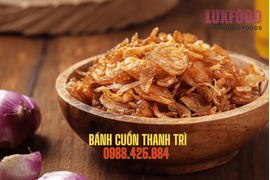 Vì sao bánh cuốn Thanh Trì chỉ cần một chút hành phi đã thơm cả mẹt bánh?