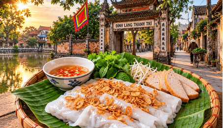 Bánh cuốn Thanh Trì – Có một con đường luôn dẫn ta về nhà