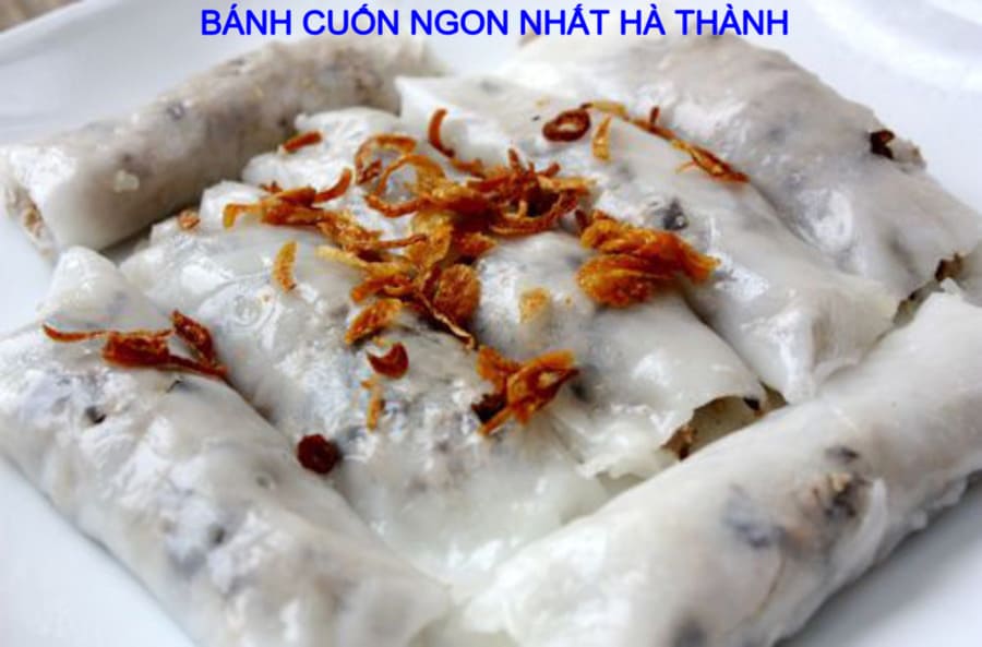 Bánh cuốn Thanh Trì nhân thịt