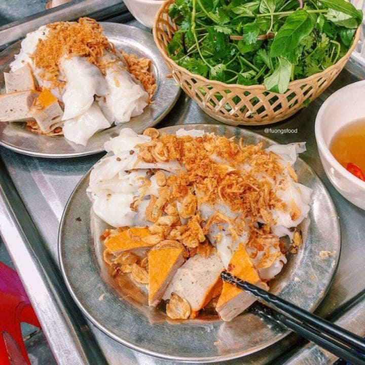 Bánh cuốn chay Thanh Trì không nhân