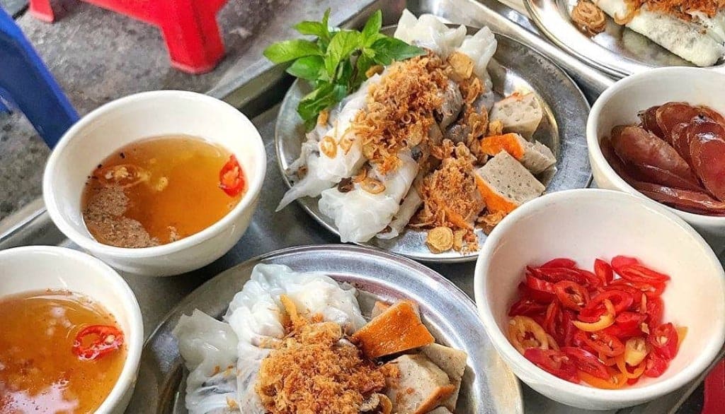 Bánh cuốn Thanh Trì nhân thịt