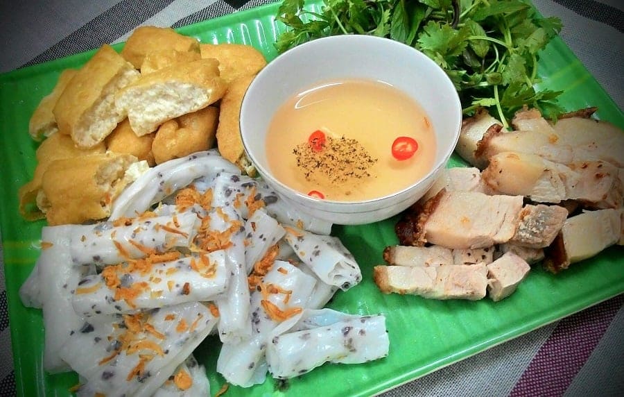 Bánh cuốn nhân thịt Thanh Trì