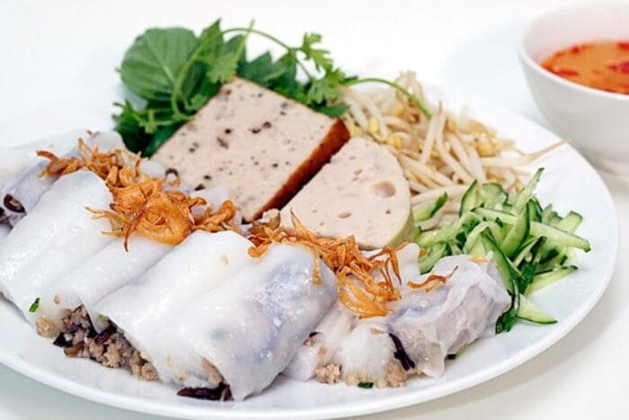 Bánh cuốn nhân thịt Thanh Trì