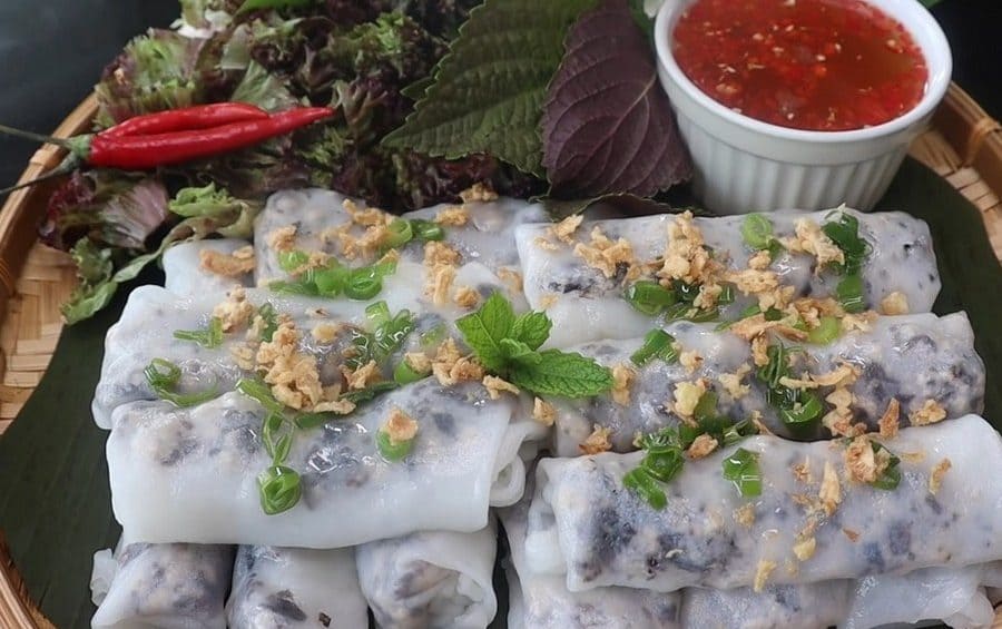 Bánh cuốn Thanh Trì nhân thịt mộc nhĩ