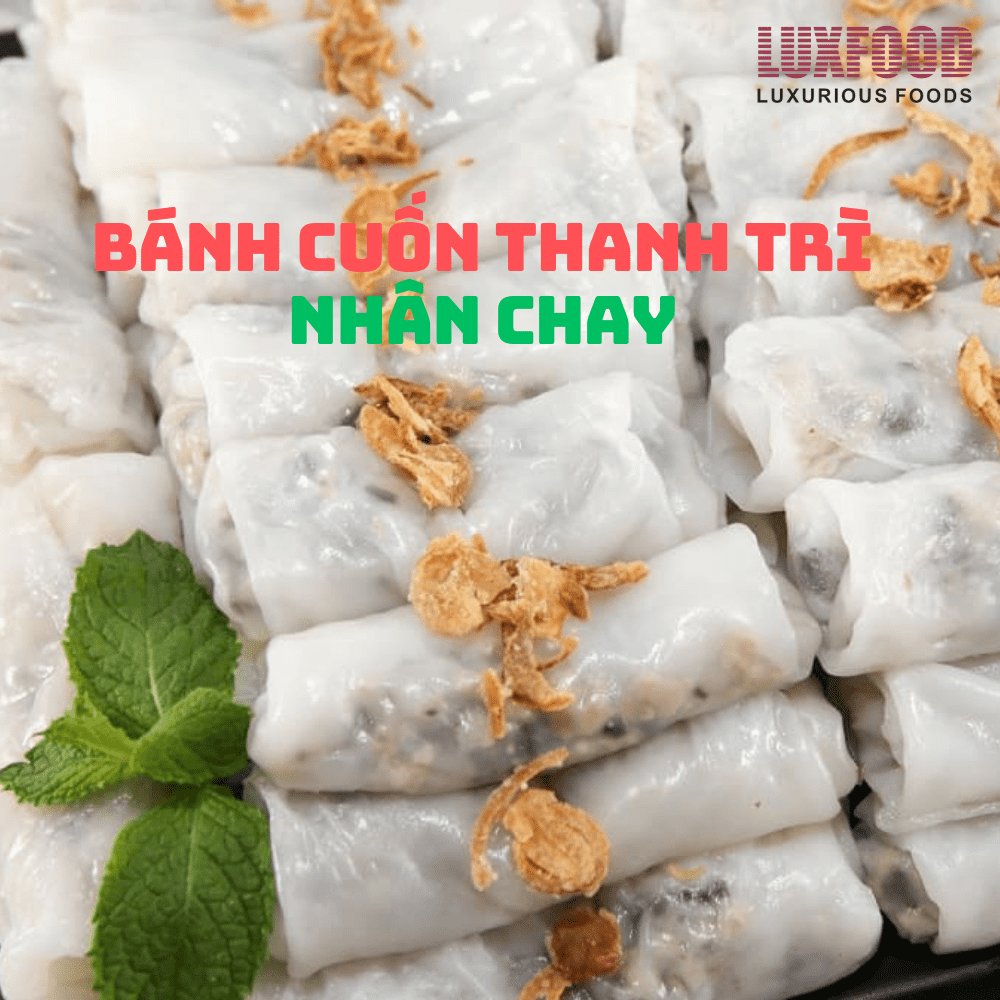 Bánh cuốn nhân chay Thanh Trì